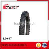 China Motorcycle Tyre 3.00-17 Chinese Tyre Price List thumbnail-1