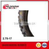 2015 High Quality China Qingdao Tyre For Motorcycle 2.75-17 thumbnail-2