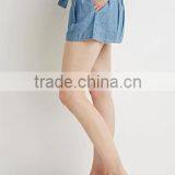 2015 Hot-selling China Wholesale Designs Fashion Denim Paper Bag Shorts for Women thumbnail-3