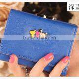 The New Miss Leather Short Wallet,cute PU Wallet for Girl