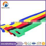 Colorful Back to Back Hook and Loop Cable Tie, Reusable Back to Back Cable Ties