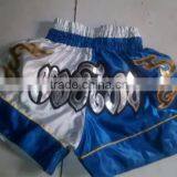 Thai Shorts Custom Made Polyester Satin Boxing Fight Shorts thumbnail-6
