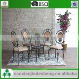 for Import Market Metal Frame Dining Room Furniture Table and Chairs thumbnail-2