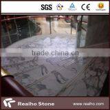 Imported Arabescato White Marble Step Tile thumbnail-1