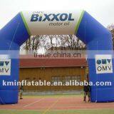 Blue Motor Oil Inflatable Advertising Arch Door