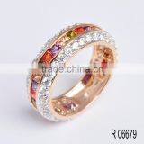 New Design Colorized Jewelry/925 Silver Handmade Jewelry Finger Ring