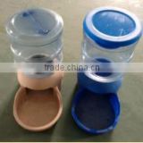 plastic pet dog bowl feeder, pet food and water feeder