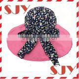 Floral Beach Floppy Hat New Design Summer Foldable Women Hat thumbnail-5