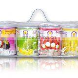 Freeze Dried Fruit Gift Set ( 4 Tin Can ) by Thai Ao Chi Fruits From Thailand thumbnail-1