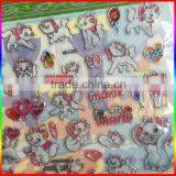 Embossed PVC Cartoon Stickers/lovely Cats PVC Stickers thumbnail-2