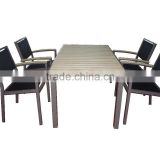 Aluminium polywood furniture balcony table