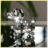 Choice Clear Cutting Crystal Dog For Desktop Centerpieces thumbnail-1