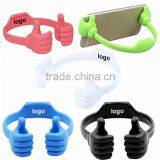 Hot Sale Promotional Flexible Portable Thumb OK Silicone Mobile Phone Stand