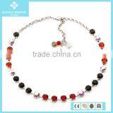 Top Selling 2015 Latest Design Beaded Necklace With Rainbow Colors Austria Crystals thumbnail-3