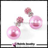 Double Sided Fashion Ball Earrings thumbnail-2