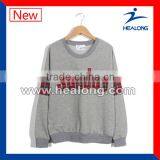 hot sale dark grey round neck fashion hoody