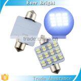 Hot 12v Led Bulb 1206 24smd Auto Led Light 39mm Festoon Car Roof Led Lights