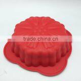 Round Flower Cake Baking Silicone Mold Cake Decorating Dessert Pan Halloween Pumpkin Cake Pan thumbnail-2