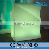 2016 Newly Colorful Wave Grain Led Bar Table,led Furniture Bar Counter