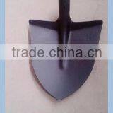 Italian Agricultural Garden Tools Round Steel Shovel Spade