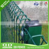 decorative roll top fence / wire fencing roll top / Vinyl Mesh Fencing