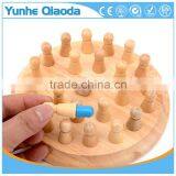 OEM Custom Kids Intelligence Wooden Education Toy Play Chess Game thumbnail-3
