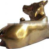 Brass Cow Sculpture thumbnail-5