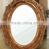 European antique classical wooden hand carved wall mirror, MOQ:1PCS(B70100)