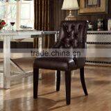 Luxury American Chesterfield Leather Side Chair With Button And Nail Head(MOQ=1PC) thumbnail-3