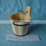 2016 Popular Unfinished Natural Pine Rice Wooden Pails Buckets thumbnail-4