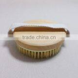 C301-1 Natual Boar Bristle Bath Massage Brush Shower Rubber Massage Brush thumbnail-5