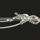 High Quality Gold Earphone With Diamond for Iphone 6, 24k Luxury In-ear Earphone,for Iphone Gold Earphone thumbnail-4