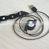 4 in 1 Multi-functional USB 2.0 to 8 Pin + Micro + Mini + 30 Pin Charger Retractable Data Sync Charge Cable thumbnail-1