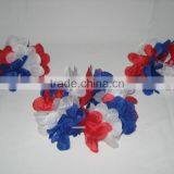 Hot Sale Cheap Customized Sports Fans Polyester Necklace/wreath, Flower Lei, Hawaii Flower Chain thumbnail-2