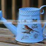 Cheap Metal Watering Can Shaped Flower Pot For Outdoor Decoration thumbnail-2