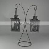 Metal Stand With Two Angel Lantern thumbnail-4