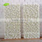 GNW FLW1507-2 HOT White Artificial Rose and Hydrangea Blossom Wedding Decoration Flower Wall