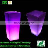 LED Large Garden Flower Pots Blue /led Plastic Large Lightweight Flower Pot/flower Pot Pendant Lamp thumbnail-1