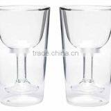 382ml 13.5ounce Oenophilia Wine Glass,double Wall Glass thumbnail-1