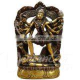 Home Decoration Use Antique Decorative Metal Craft Gift Bronze Kali Goddess thumbnail-3