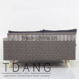 Torguta Left Hand Wicker Bench - Outdoor Conservation Furniture thumbnail-5