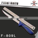Hot Sale 3Cr14 Fillet Knife TPR+PP Handle With Sheath Fishing Knife Tools thumbnail-2