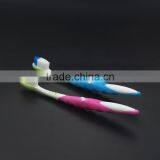 Top Quality Nylon Bristles for Adult Anti Bacterial Double Color Lovely Kids Toothbrushes thumbnail-2