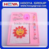 ST32055 Fabulous Notebook With Bracelet Hair Clip Hair Band Beautiful Design Students Gift Set thumbnail-2