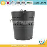 Ash Bucket With Lid Metal Wooden Ash Bucket With Handle thumbnail-2