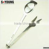 39055 Hot Sale Stainless Steel Kitchen Tongs BBQ Grill Food Salad Tongs With Forks thumbnail-1