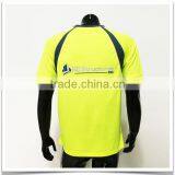 Construction Work Shirt Safety Reflective t Shirt High Viz Yellow Shirt thumbnail-4