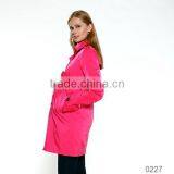 Factory Supply Fashion Design Rabbit Fur Coat thumbnail-1