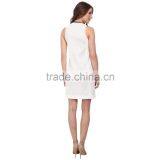 Ladies Western Blank Long Sleeveless t Shirt Dress Latest Casual Dress Designs Linen Dress thumbnail-2