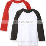 Plain High Quality Blank Raglan T-shirt for Kids thumbnail-1